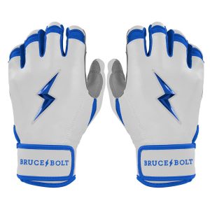 Chrome Series Short Cuff Batting Gloves - Royal